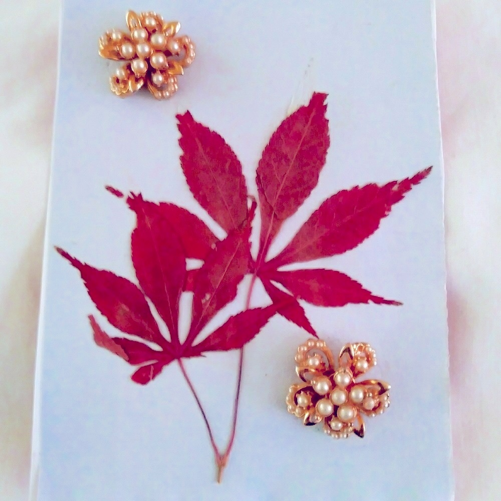 ⭐Antique⭐️Gold and Pearl Earrings